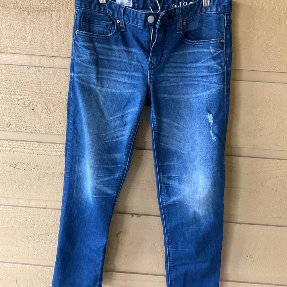 Gap 1969 blue Straight Leg Jeans - Picture 2 of 14
